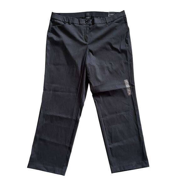 Lane Bryant The Madison Trouser Pants 28 Long Tall Straight High Rise Work New - Picture 2 of 8